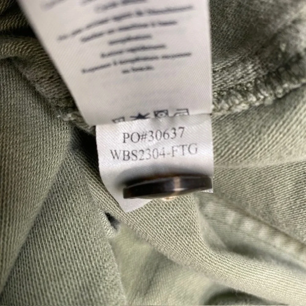 Faherty Brand Olive Green Utility Patch Pocket Shorts Mens 32 WBS2304FTG Stretch